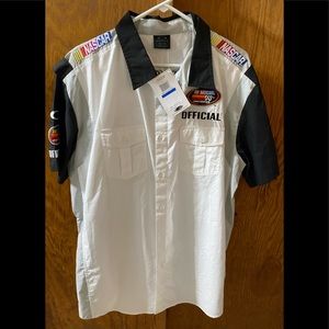 Oakley XL Button down NASCAR K&N Filters official track shirt.